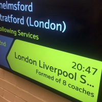 Digital CIS Screens - Next Train Information